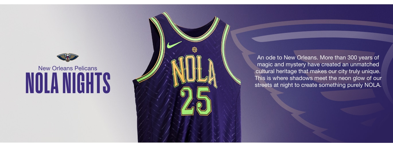 NOLA NIGHTS. An ode to New Orleans. More than 300 years of magic and mystery have created an unmatched cultural heritage that makes our city truly unique. This is where shadows meet the neon glow of our streets at night to create something purely NOLA.